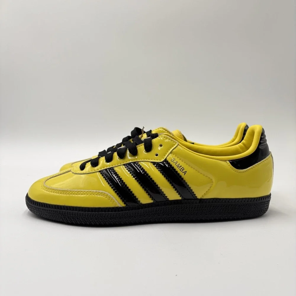 Adidas Originals Women's Samba OG JR8749 Yellow/Core Black Size 5.5